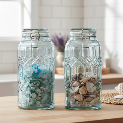 2 Piece Kitchen Canisters & Jars You'll Love | Wayfair